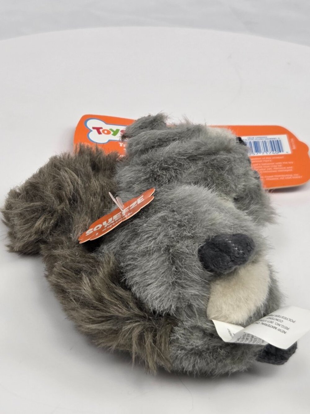 Toys"R"Us Pets Woodland Critter squirrel plush dog toy 5" - Picture 3 of 4